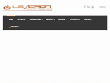 Tablet Screenshot of levicron.com